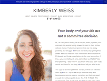 Tablet Screenshot of kimberlyweiss.com